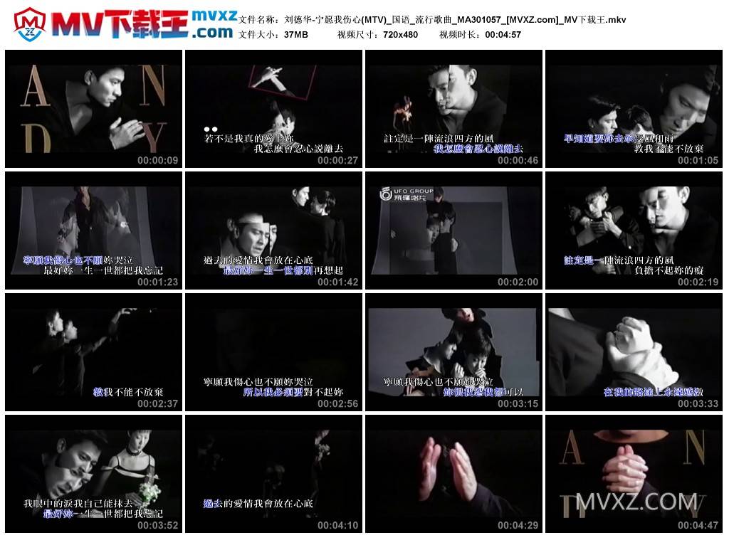 刘德华-宁愿我伤心(MTV)_国语_流行歌曲_MA301057